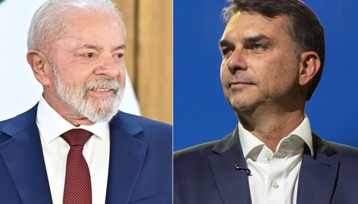 Luiz Inácio Lula da Silva e Flávio Bolsonaro. Foto: Ton Molina/Getty Images; Maira Erlich/Bloom...